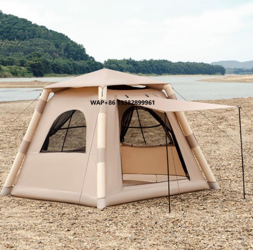 Outdoor Camping Automatic Quick Opening Tent - 工場出荷のポータブルインフレータブルオックスフォード布製ルーフトップテント、防水、クイック自動開閉、1ベッドルーム、アウトドアキャンプ、ハイキング用