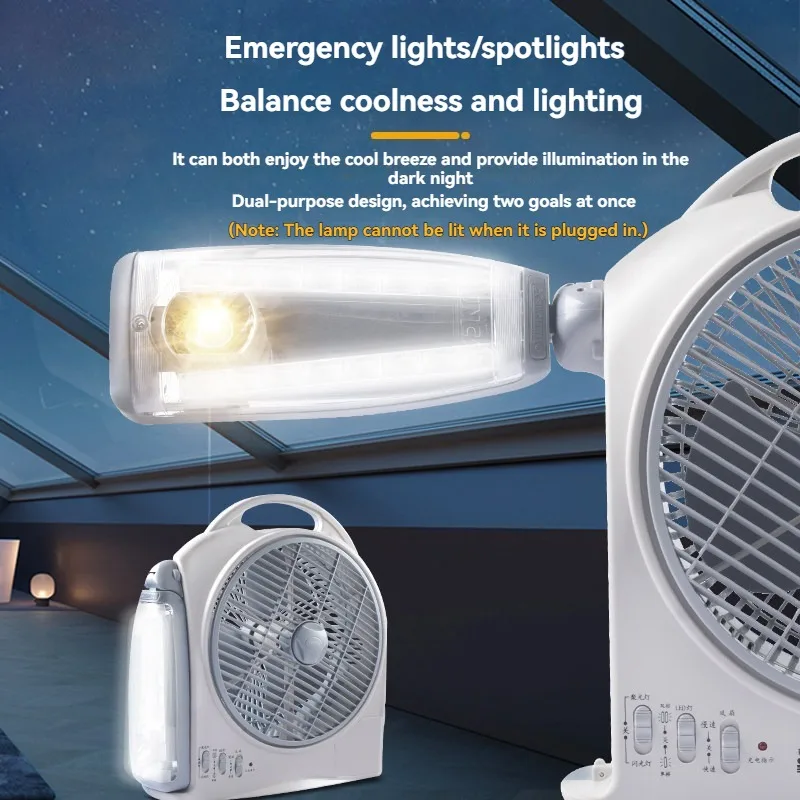 Outdoor Camping Fan - ポータブル10インチ省エネ電動ファンオフィスデスクUSBテーブルファンオフィスデスク、屋外キャンプ、家庭用に最適