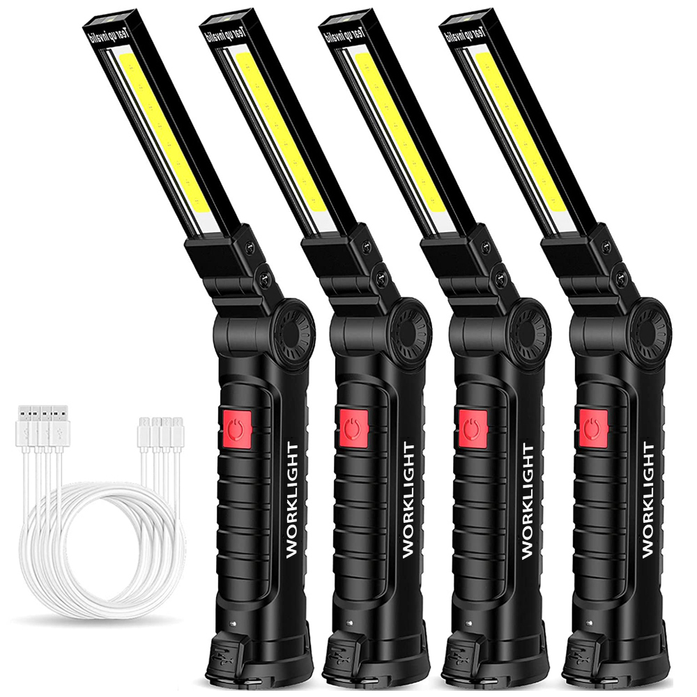 Outdoor Camping Light Portable - ポータブル折りたたみ LED 懐中電灯強力な磁石 COB 作業灯タイプ C
