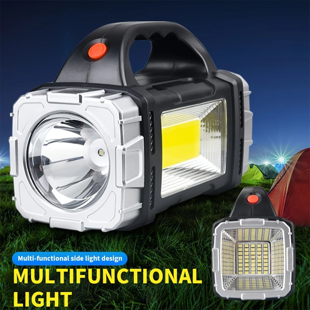 Outdoor Camping Light Portable - ポータブル強力な USB 充電式懐中電灯ソーラー LED ライト COB