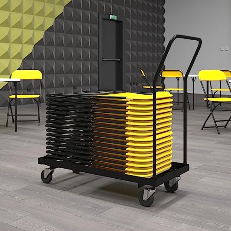 Folding Chair - プラスチック製または樹脂製の折りたたみ椅子用ヘビーデューティーチェアドリー