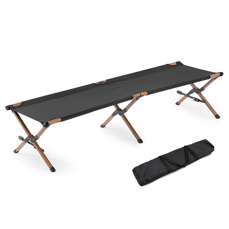 Outdoor Camping Mattress - 大人用の、持ち運び可能で折りたたみ式の大型シングルベッド。柔らかいオックスフォード生地のマットレス付き。キャンプや公園、屋外での使用に最適。