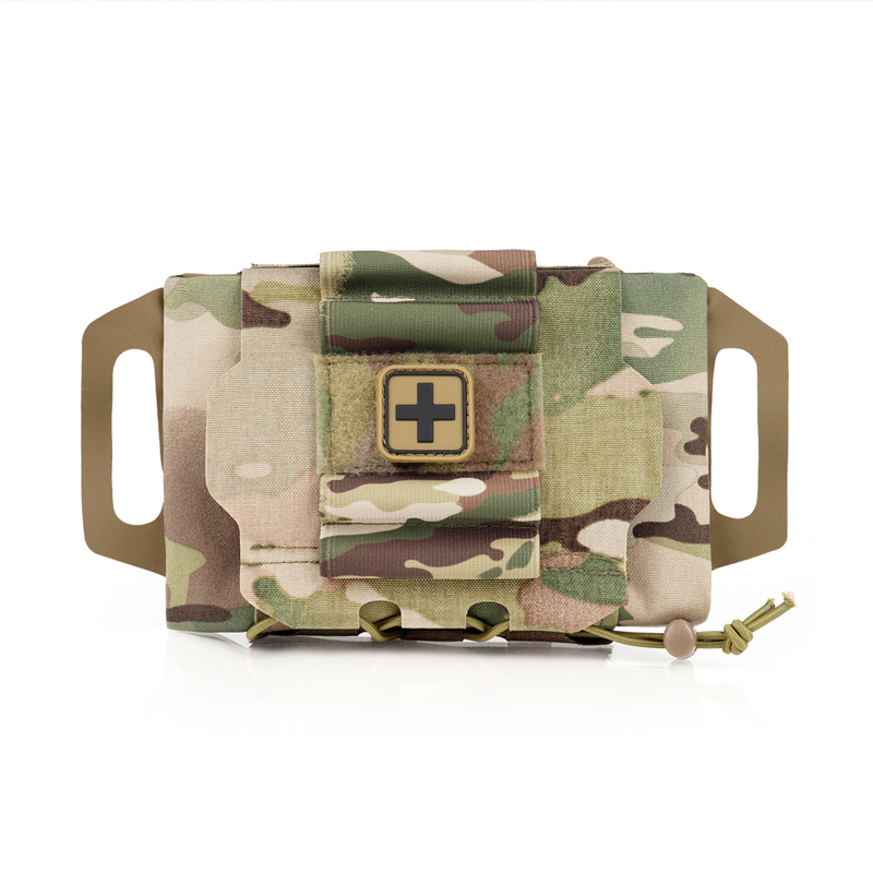 First Aid Kit Camping - IFAK医療ポーチ MOLLE ラピッドデプロイメント応急処置キット ギア サバイバル アウトドア