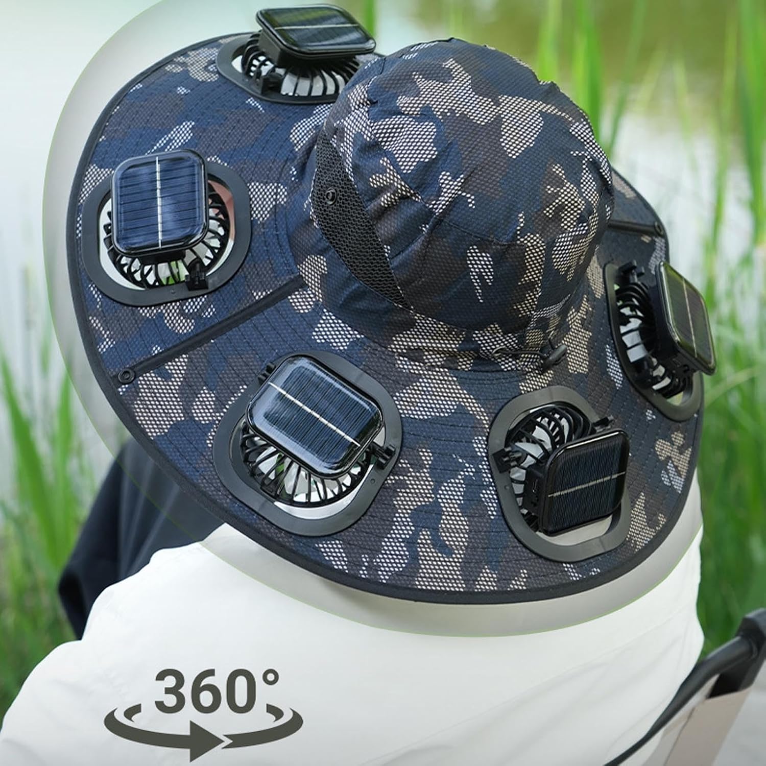 2026年ホットサマー6ファンバイザーキャップソーラーファン - Outdoor Camping Fan のレビューと価格