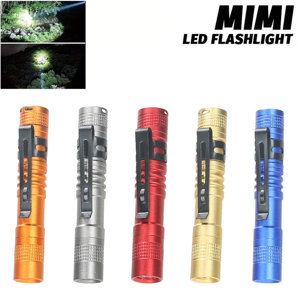 ミニポータブル LED ペンライト クリップ付き 超高輝度  - Outdoor Camping Light Portable のレビューと価格