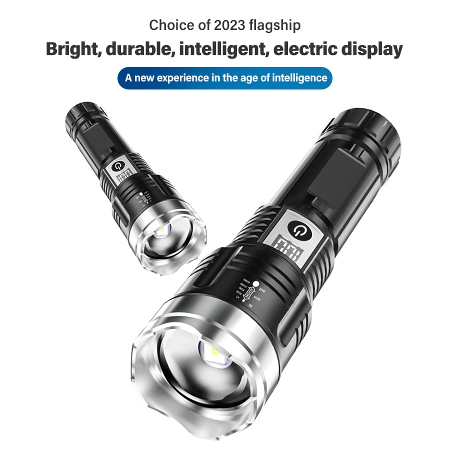 ハイパワー 200000LM LED 懐中電灯内蔵バッテリー - Outdoor Camping Accessories のレビューと価格