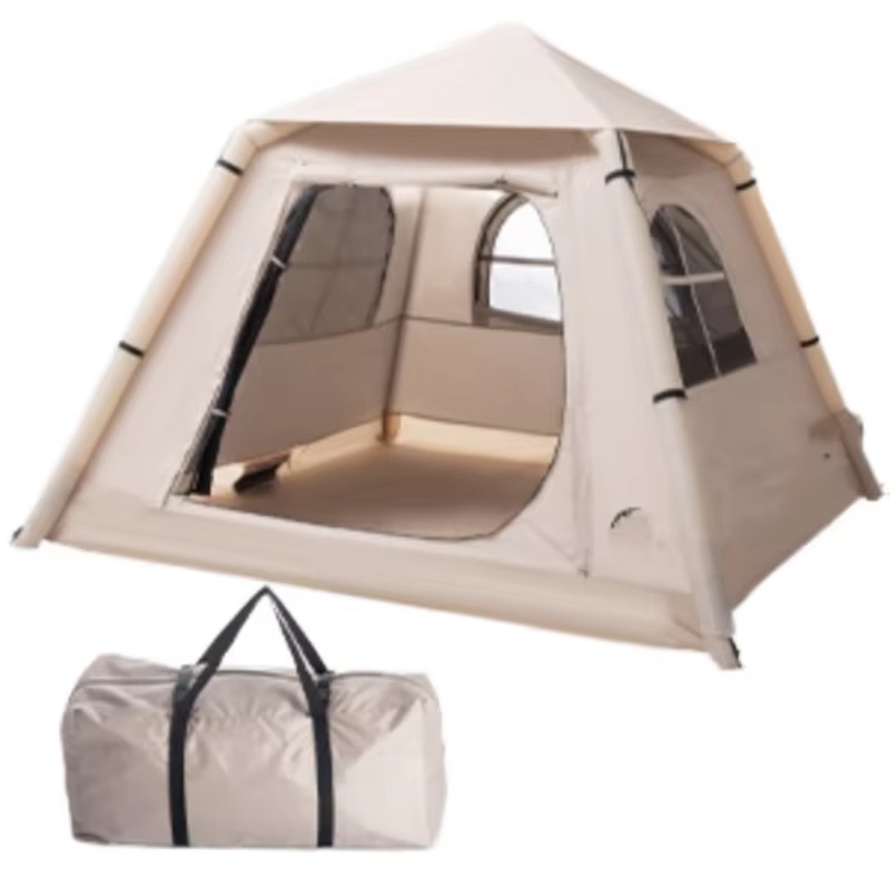 工場出荷のポータブルインフレータブルオックスフォード布製ルー - Outdoor Camping Automatic Quick Opening Tent のレビューと価格