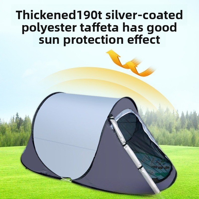 手投げポップアップボートテント ポータブル 折りたたみ式 防 - Outdoor Camping Automatic Quick Opening Tent のレビューと価格