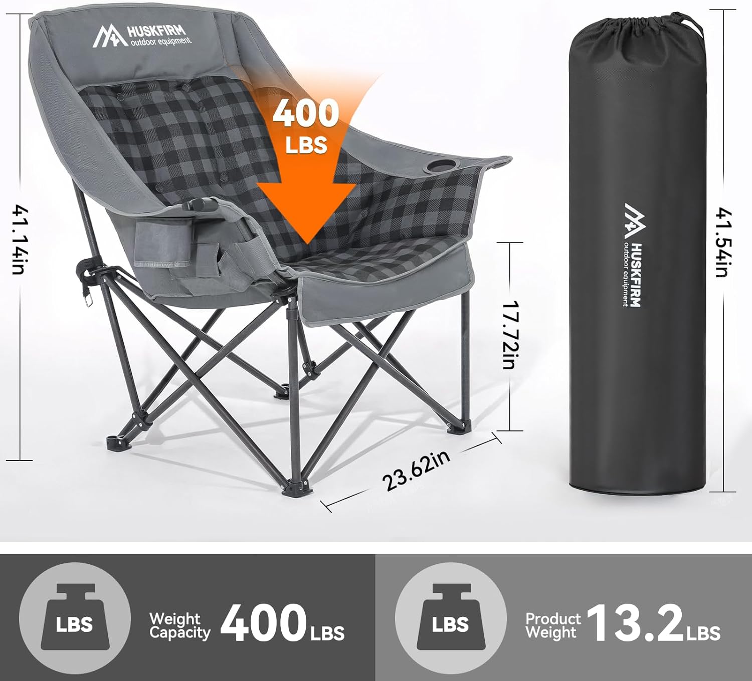 大人用特大加熱キャンプチェア – 3段階調節可能なヒート機能 - Outdoor Oversized Camping Chair のレビューと価格