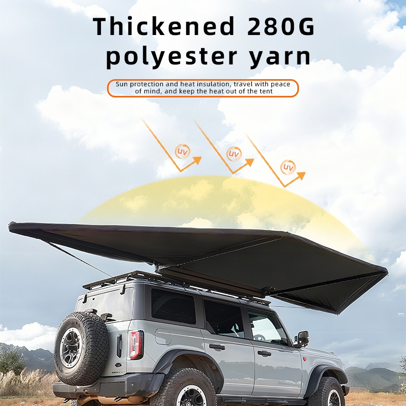 屋外キャンプ用180度扇形日よけテント 新型ダブルポールモデ - Outdoor Camping Fan のレビューと価格