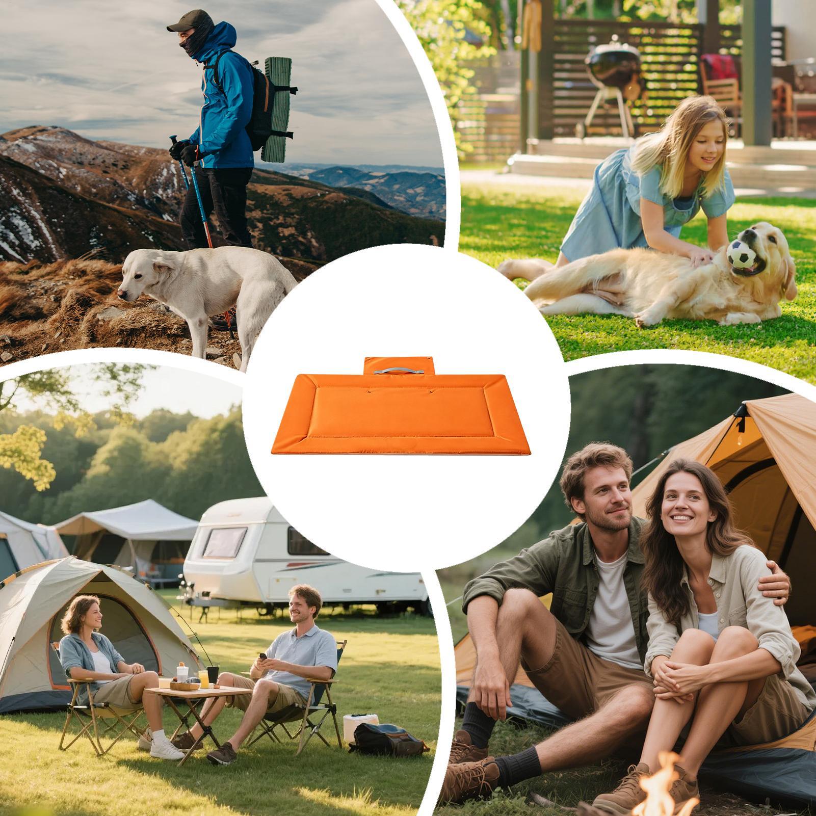 旅行用犬用ベッド 折りたたみ式 洗えるペットクッションパッド - Outdoor Camping Dog Bed のレビューと価格