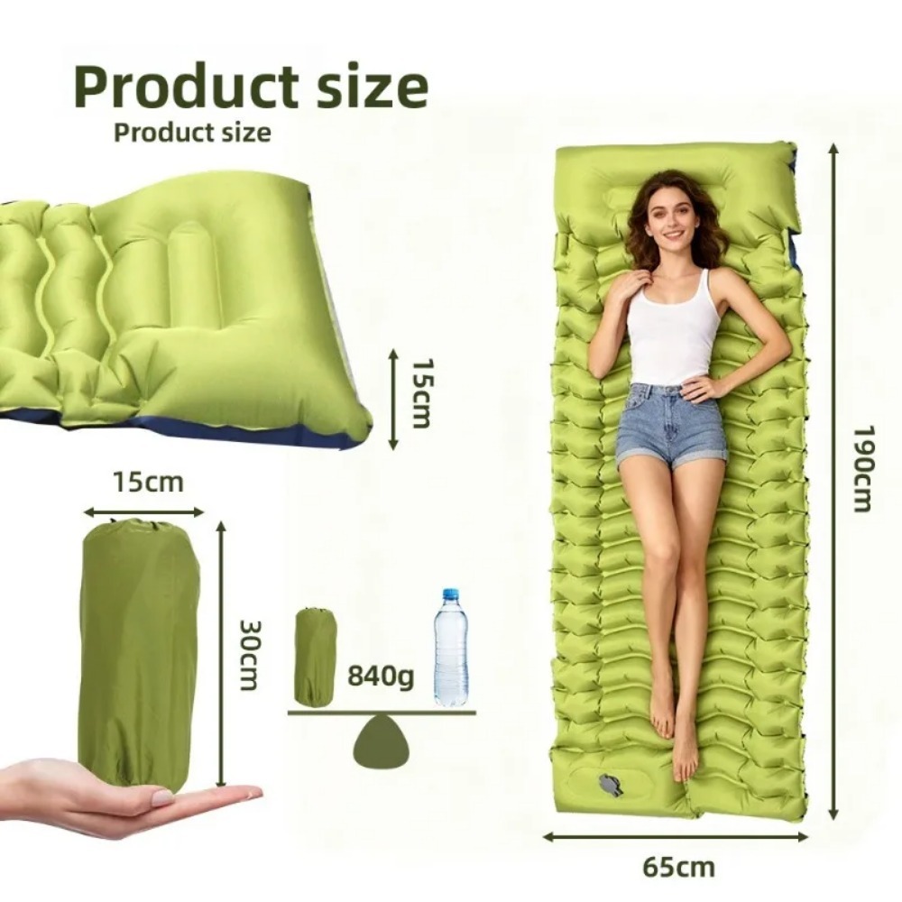 キャンプ用スリーピングマット インフレータブルマットレス ア - Outdoor Camping Mattress のレビューと価格