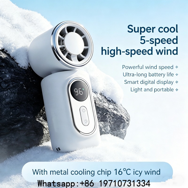 ポータブルハンドヘルドファン ミニクリップファン 傘ホルダー - Outdoor Camping Fan のレビューと価格