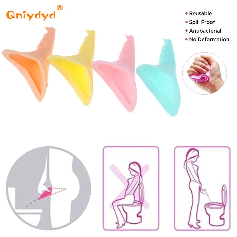 持ち運び可能な女性のためのシリコン小便器、トイレスドレイナー - Outdoor Camping Urinal のレビューと価格