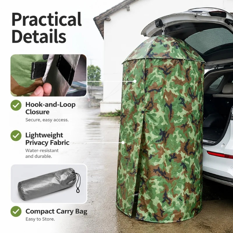 アウトドア用ポータブル吊り下げ式プライバシーシェルター、ポッ - Outdoor Camping Automatic Quick Opening Tent のレビューと価格