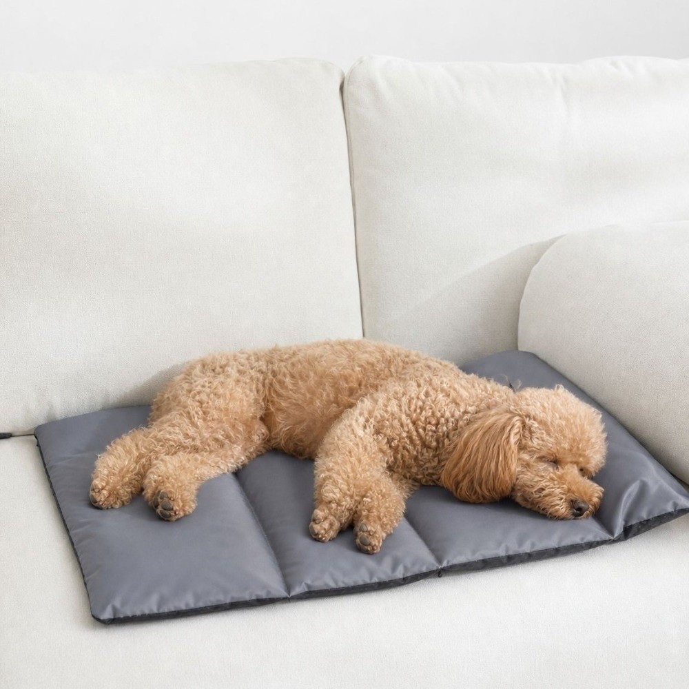 折りたたみ式ペット用寝具マット 防水 通気性 車用ペットマッ - Outdoor Camping Dog Bed のレビューと価格