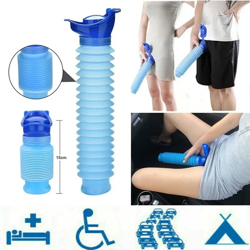 750 ミリリットル屋外ポータブル車便器伸縮式スクワットフリ - Outdoor Camping Urinal のレビューと価格