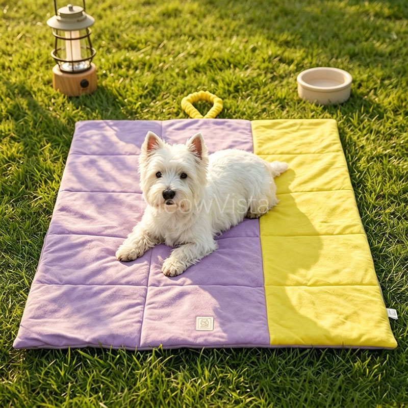 ポータブル折りたたみ式犬用カーシートマット、汚れ防止、洗濯可 - Outdoor Camping Dog Bed のレビューと価格