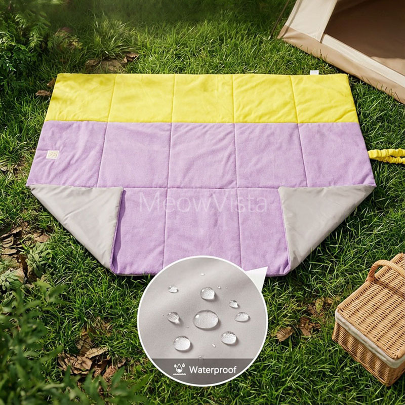 ポータブル折りたたみ式犬用カーシートマット、汚れ防止、洗濯可 - Outdoor Camping Dog Bed のレビューと価格