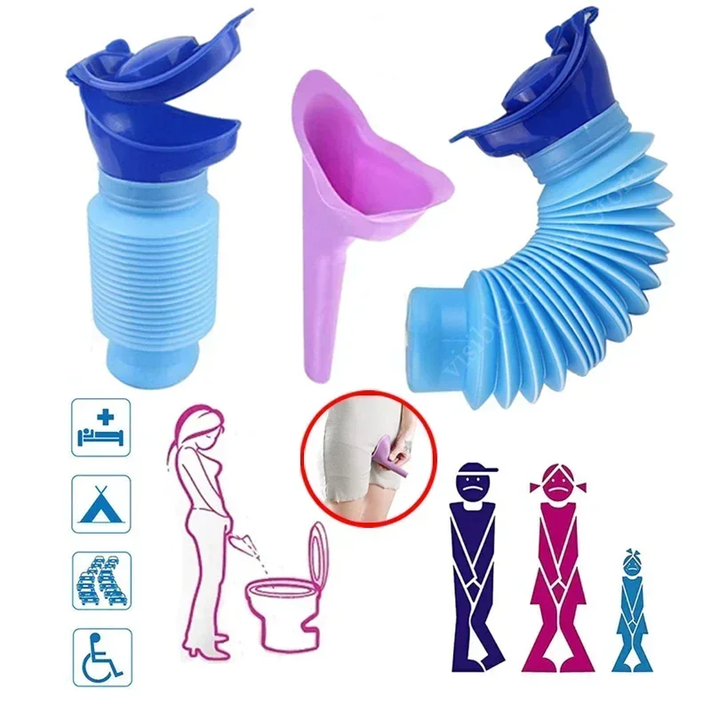 屋外ポータブル車用小便器伸縮式しゃがまなくても使える女性男の - Outdoor Camping Urinal のレビューと価格