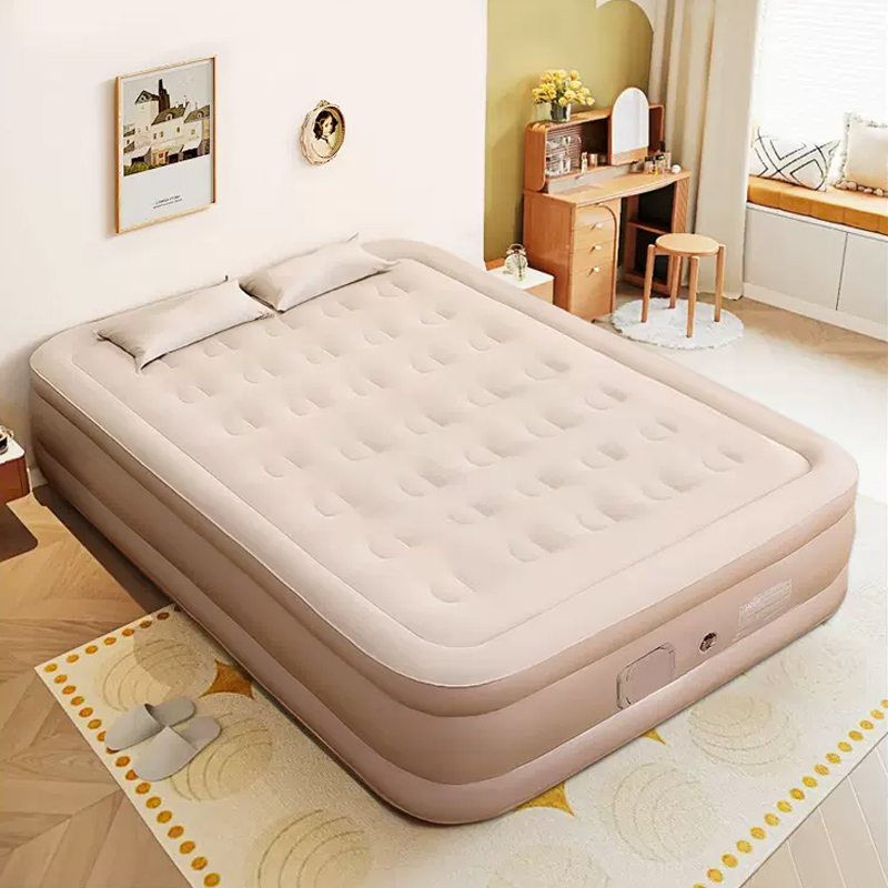 ポンプ内蔵クイーンエアマットレス アップグレードされたブロー - Outdoor Camping Mattress のレビューと価格
