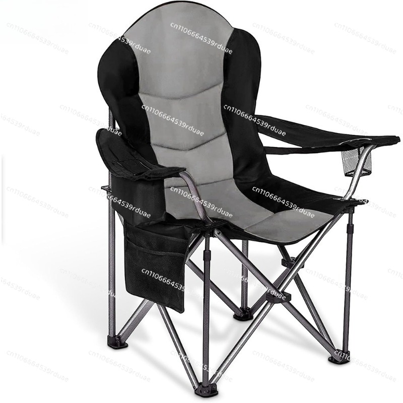 屋外キャンプ用特大サイズの腰椎サポート付き折りたたみ椅子（保 - Outdoor Oversized Camping Chair のレビューと価格