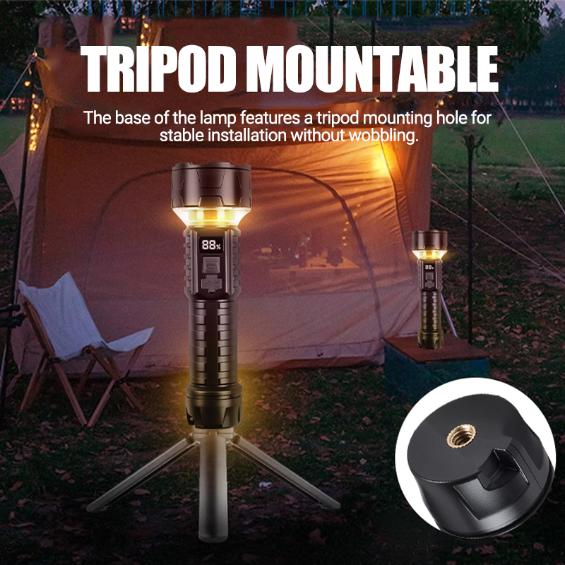 COB LED 懐中電灯充電式ランタン 7 コアキャンプトー - Outdoor Camping Accessories のレビューと価格