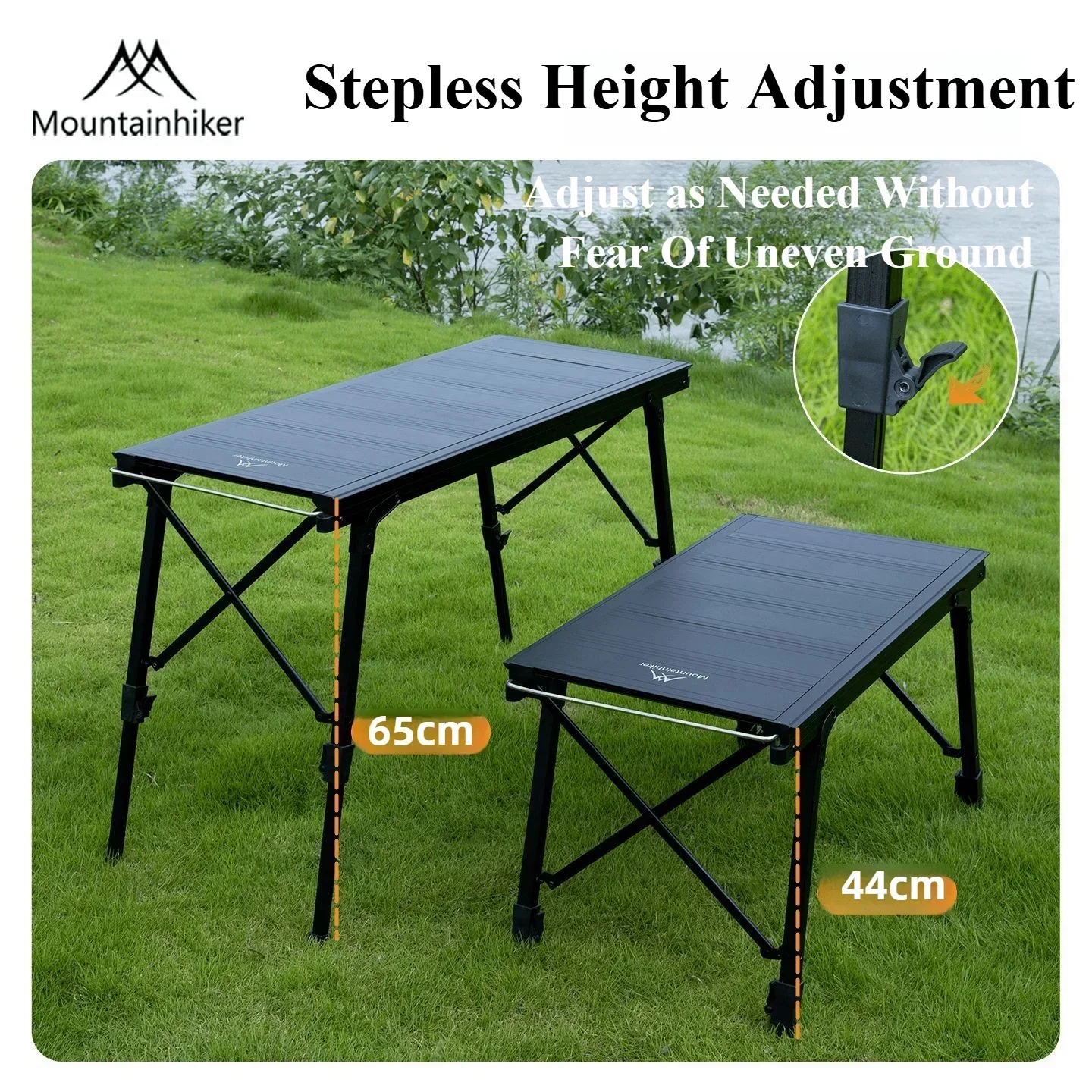 マウンテンハイカー折りたたみ式IGTキャンピングリフトテーブ - Outdoor Camping Cooking Table のレビューと価格