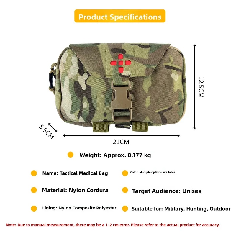 戦術的な屋外医療緊急キット MOLLE 固定収納バッグ キャ - First Aid Kit Camping のレビューと価格