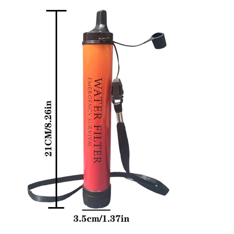 アウトドア緊急サバイバル浄水器フィルターストロー、キャンプ、 - Outdoor Camping Water Filter のレビューと価格