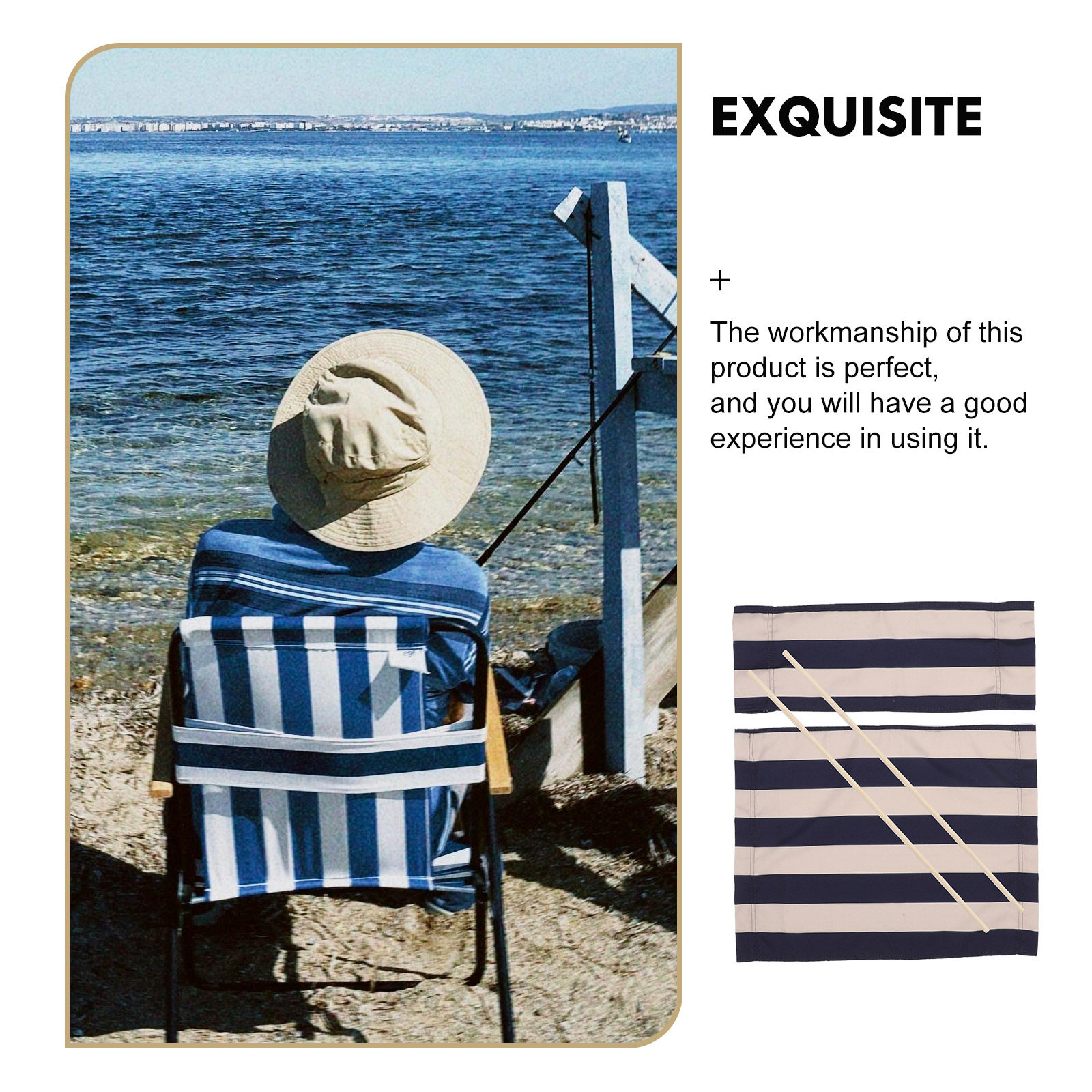 1組の折りたたみ椅子用交換用キャンバス製通気性のある屋外用シ - Outdoor Chair Camping のレビューと価格