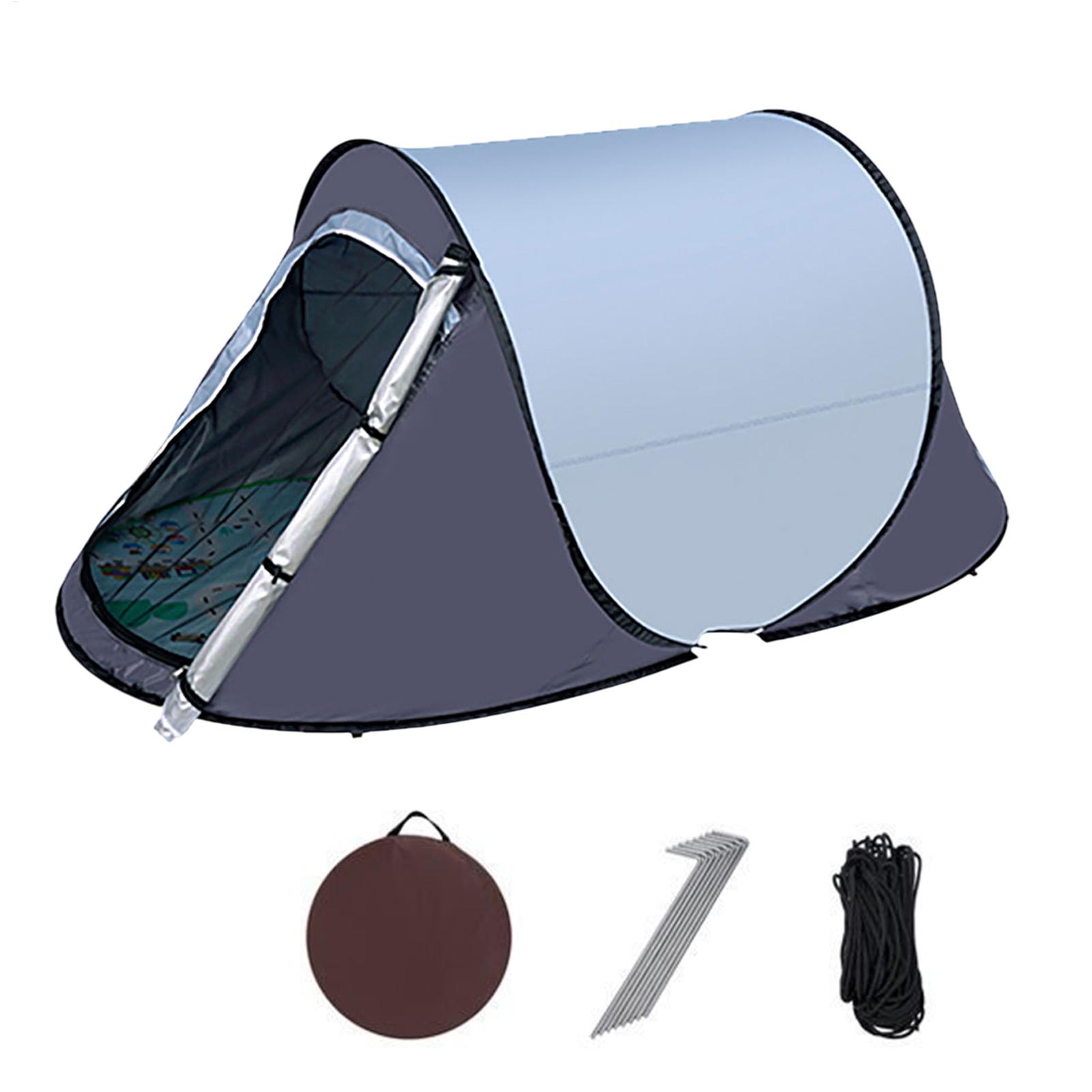 手投げ自動オープンキャンプテント 1-2 人防風防蚊日焼け止 - Outdoor Camping Automatic Quick Opening Tent のレビューと価格