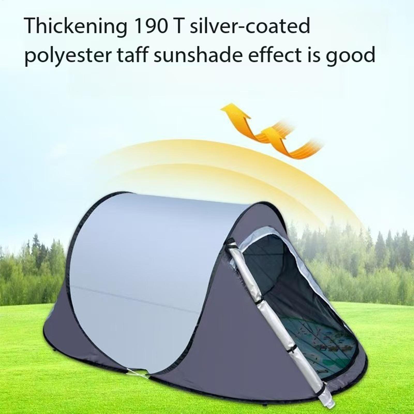 手投げ自動オープンキャンプテント 1-2 人防風防蚊日焼け止 - Outdoor Camping Automatic Quick Opening Tent のレビューと価格