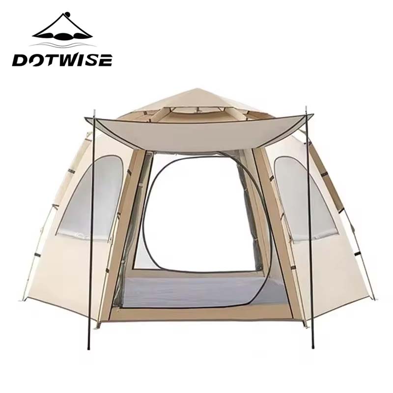 キャノピー付き自動防水キャンプテント,インスタントポップアッ - Outdoor Camping Automatic Quick Opening Tent のレビューと価格