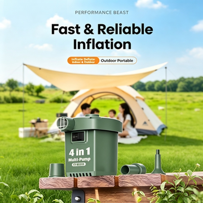 小型ワイヤレス空気入れ。USB充電式で、持ち運び可能。アウト - Outdoor Camping Mattress のレビューと価格