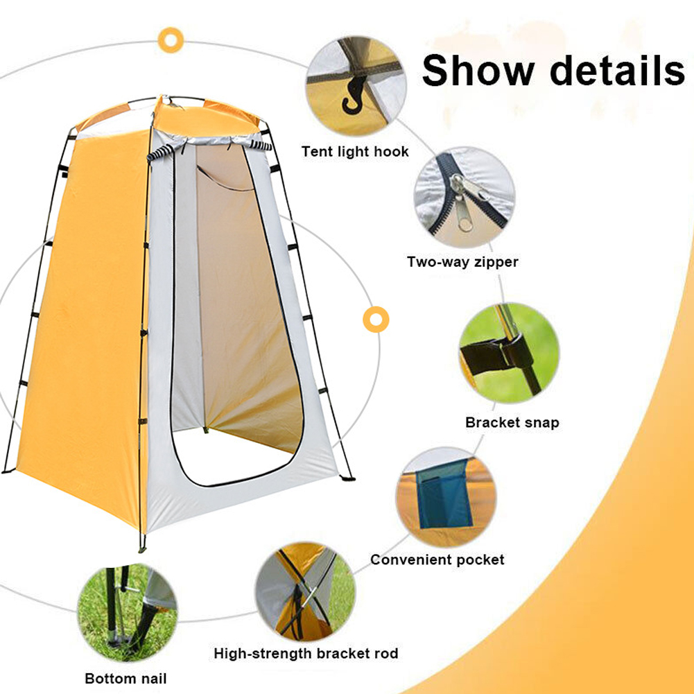 サンシェード入浴テント折りたたみビーチプライバシーシェルター - Outdoor Camping Automatic Quick Opening Tent のレビューと価格