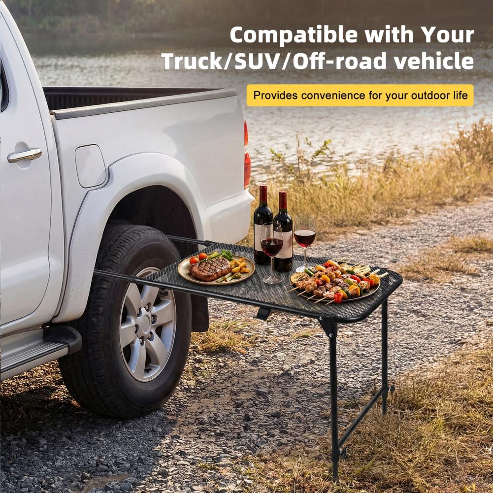 タイヤマウントキャンプデスク、テールゲートパーティー、ピクニ - Outdoor Camping Cooking Table のレビューと価格
