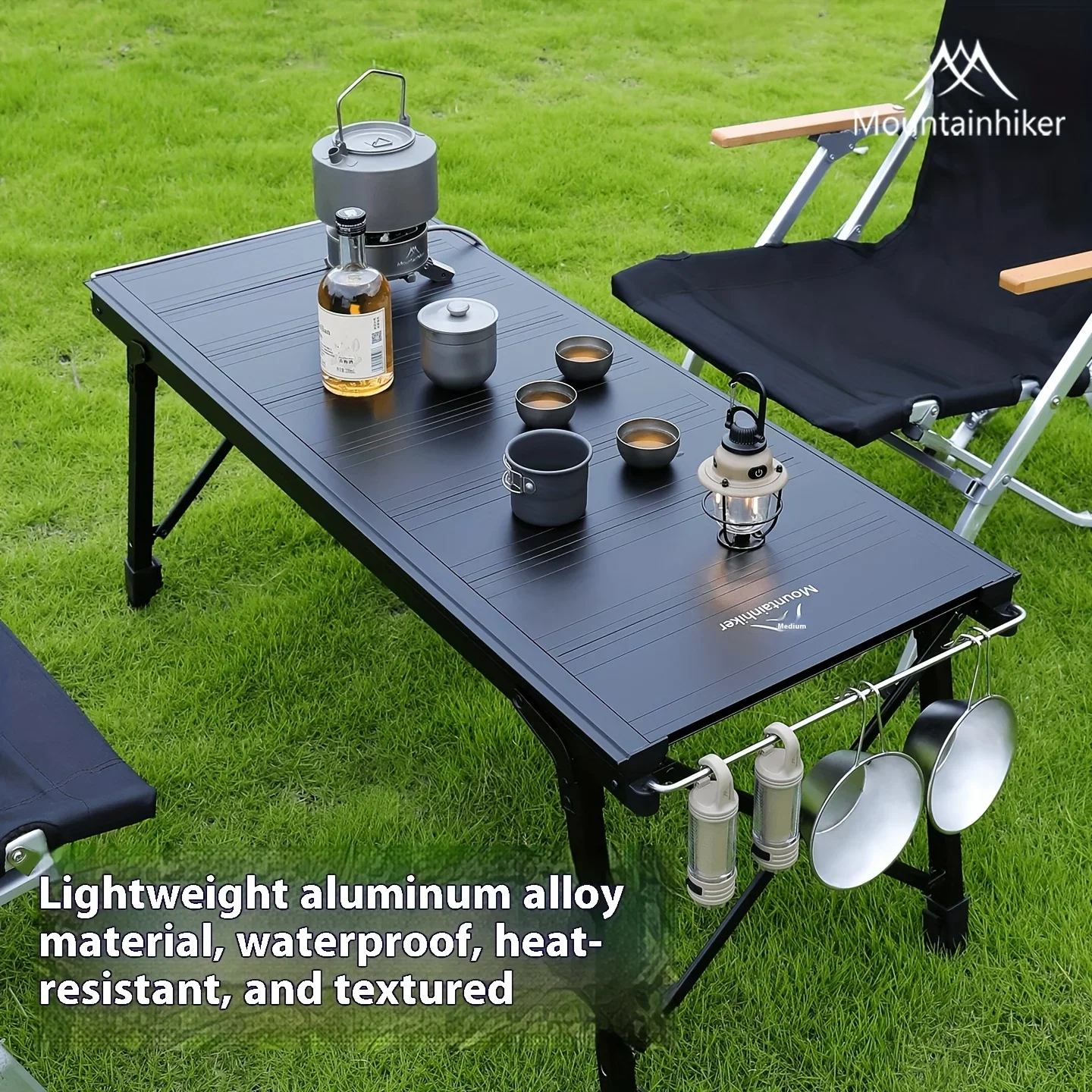マウンテンハイカー 折りたたみ式キャンプ用昇降テーブル ポー - Outdoor Camping Cooking Table のレビューと価格