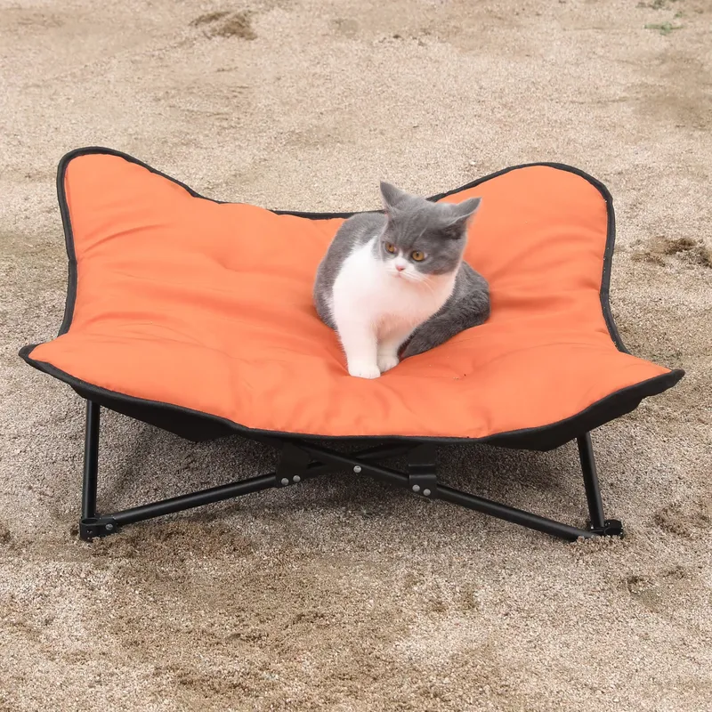豪華でモダンなポータブル犬用ベッド、防水猫用マット、旅行キャ - Outdoor Camping Dog Bed のレビューと価格